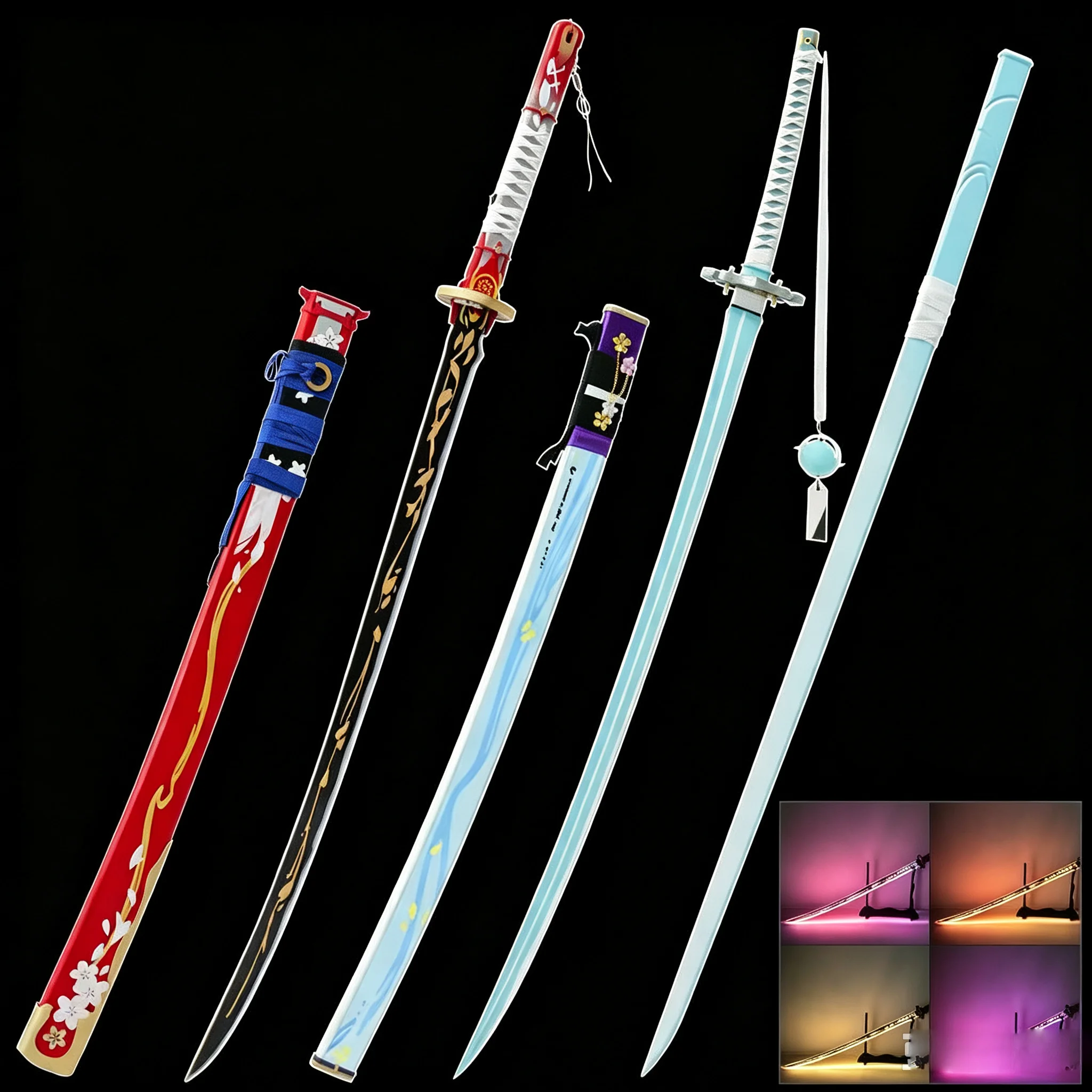 Hiyuki Cos Sword Weapons Game Wuthering Waves Cosplay Prop Can Be Split Prop Halloween Christmas Party Costume Accessories