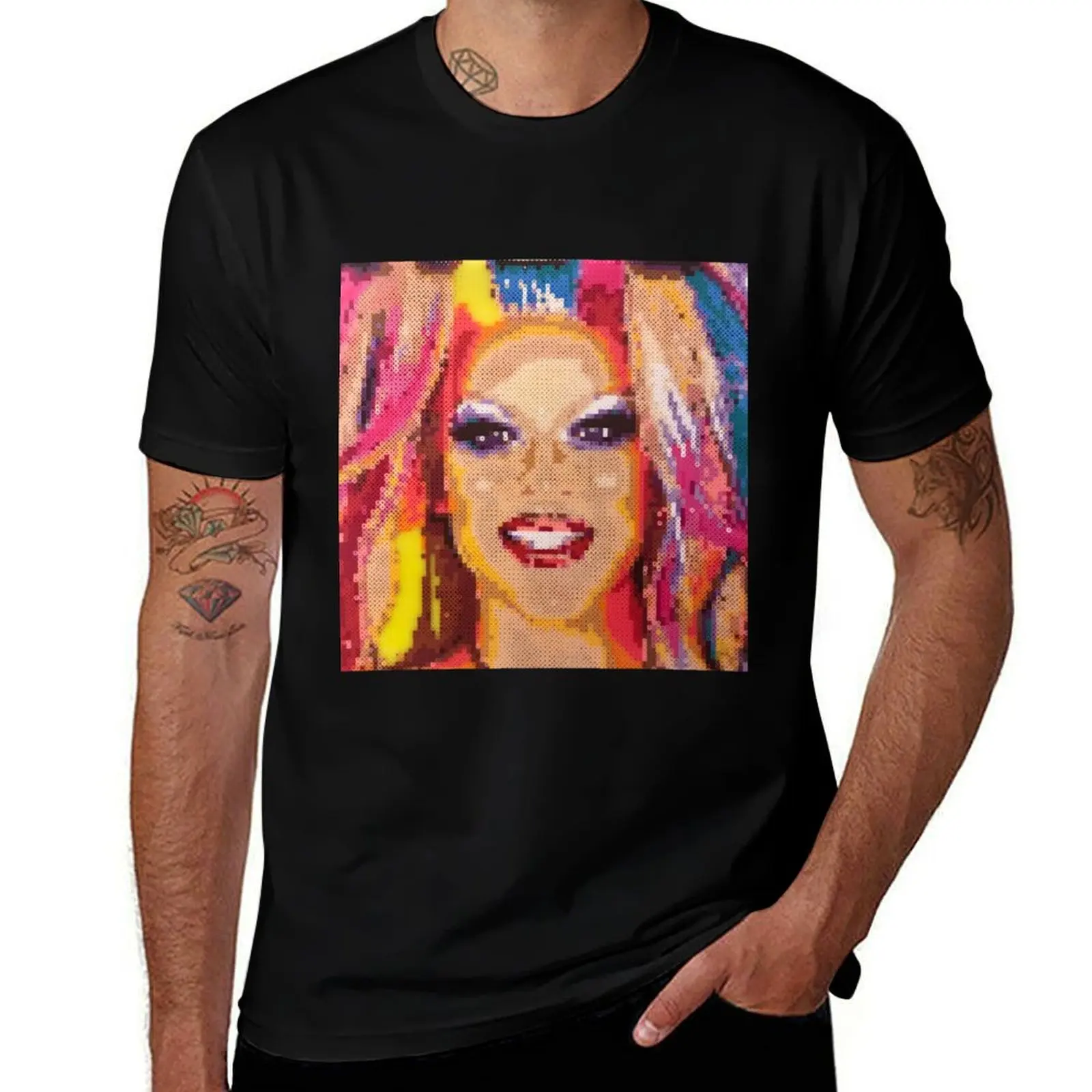 

Willam Belli fuse bead portrait given to Willam T-Shirt t shirt for man man t shirts graphic