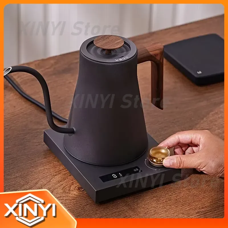 Intelligent Temperature-Controlled Hand-Brewed Coffee Pot for Household Use Thin Spout Long Spout Thermal Insulation Coffee