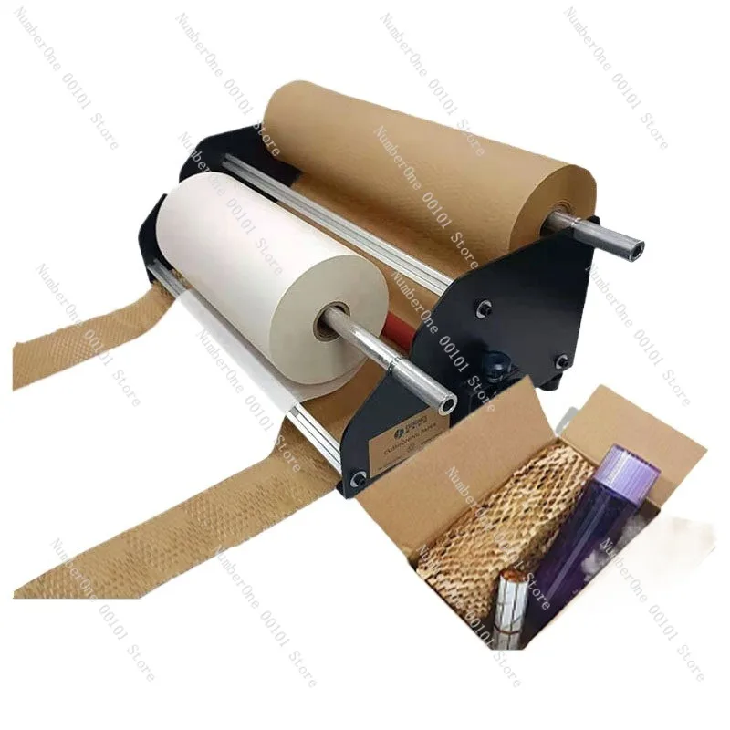 Manual Honeycomb Paper Stretching Machine Kraft Buffer Packaging Paper Expander for Gift Cosmetics Wrapping