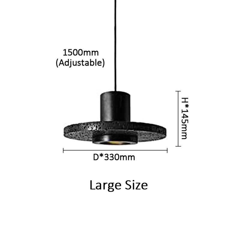 Imagem -05 - Nova Pedra Preta Individualizada Pequeno Lustre Moderno Estilo Silencioso Quarto Lâmpada de Cabeceira Droplight Restaurante Barra Led Pendente