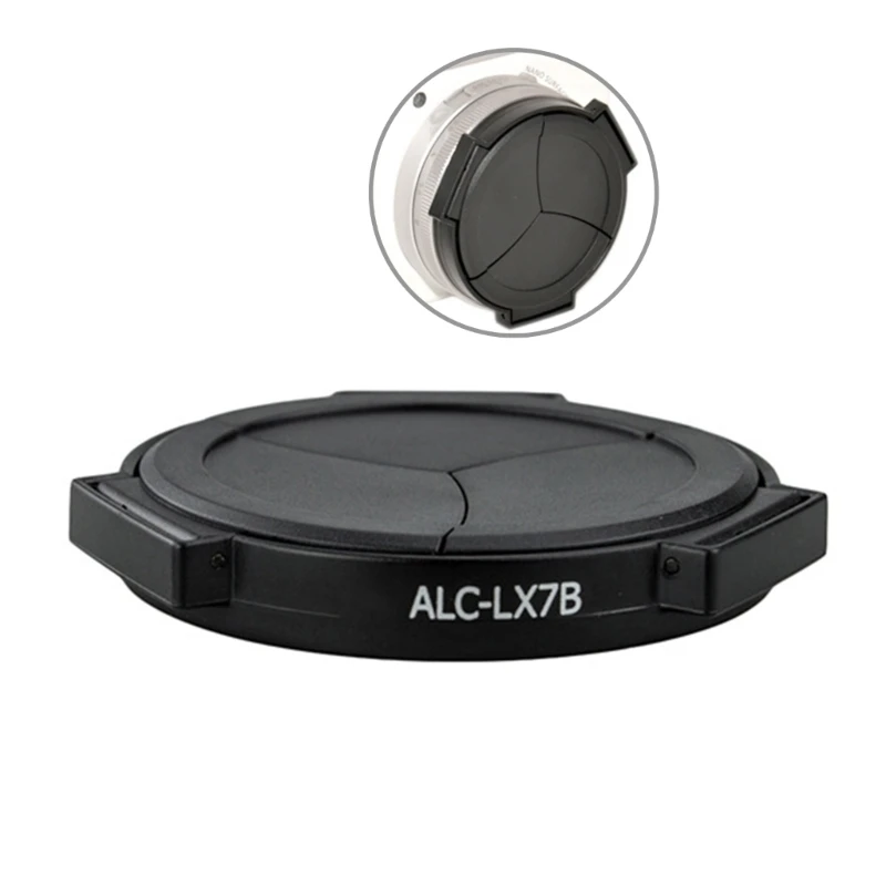 Lens Caps Self-Retaining Automatic Lens Protector Cover ALC LX7 for DMC-LX7 Camera Keep Lens Clean and Resist Scratch