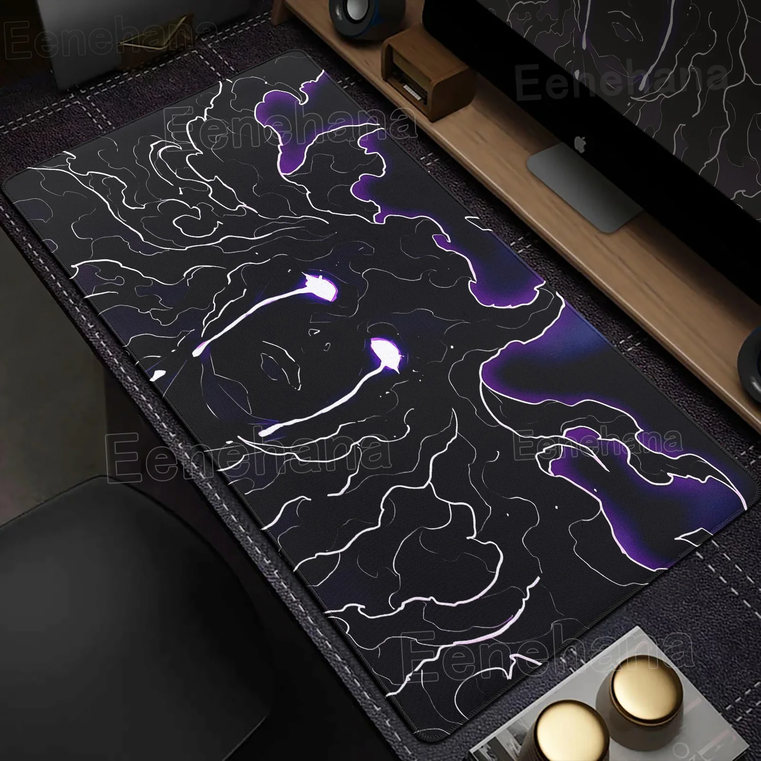 

The Mask of Pain Mouse Pad Dark Line Fluid Lager Computer PC Gamer XXL Art Design Non-slip Office Big Carpet Keyboard Table Pads