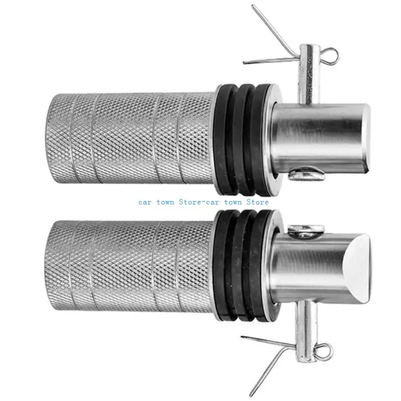 RXJE Motorcycle Footpegs Non Slip Textured Surfaces High Strength Aluminum Foot Pegs for Extended Riding Fatigue Reduction