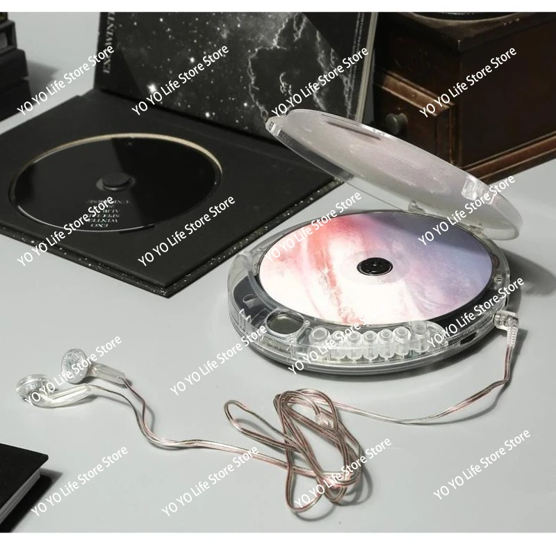 Picture 5: Fully Transparent CD Player Walkman Player Portable New with Earphones Usb Cable