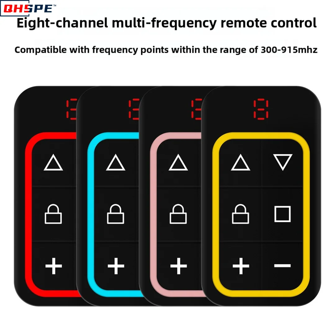 

Трансграничная гаражная дверь, восьмиканальный копирующий беспроводной пульт дистанционного управления, зарядка, универсальная копия, многочастотный пульт дистанционного управления