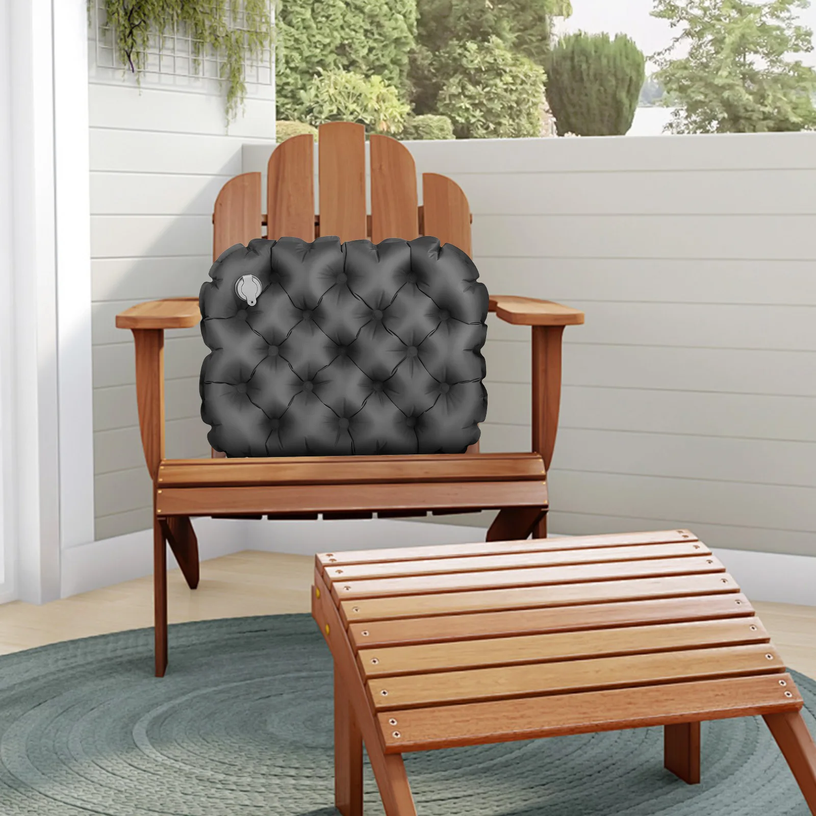 

Portable Inflatable Seat Cushion Outdoor Camping Hiking Travel Comfortable Lightweight Airplane Stadium Sitting Pad