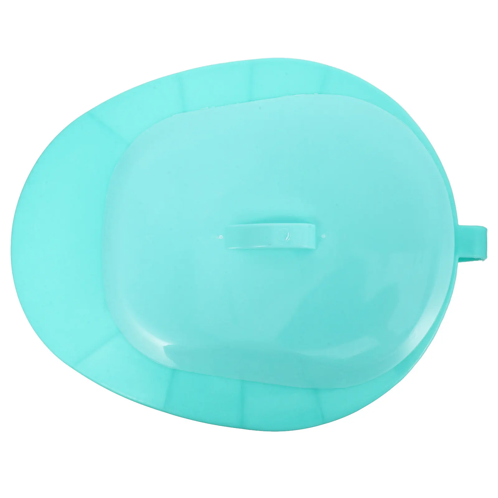Light Green Bed Pan with Lid for Bedridden Patients Elderly Adults Comfortable Slope Design Odor Controlling Hospital Home