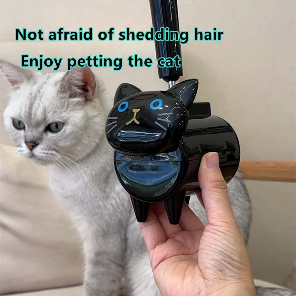 

1 handle+11 roll of paper Hair Sticker Drum Tearable Hair Sticker God Bed Clothes Roller Brush Replacement Roll Paper Hair