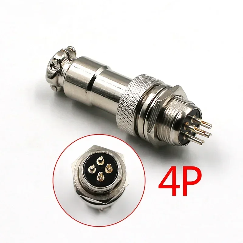 1set GX16 2/3/4/5/6/7/8/9 Pin Male Female 16mm Circular Aviation Socket Plug Wire Panel Connector Metal M16