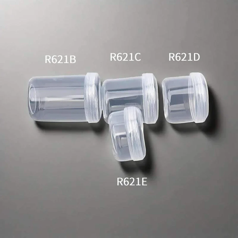 Transparent Round PP Plastic Sealed Box Screw Thread Cover Leakproof Fresh Keep Jar Home Office Multi-purpose Storage Container