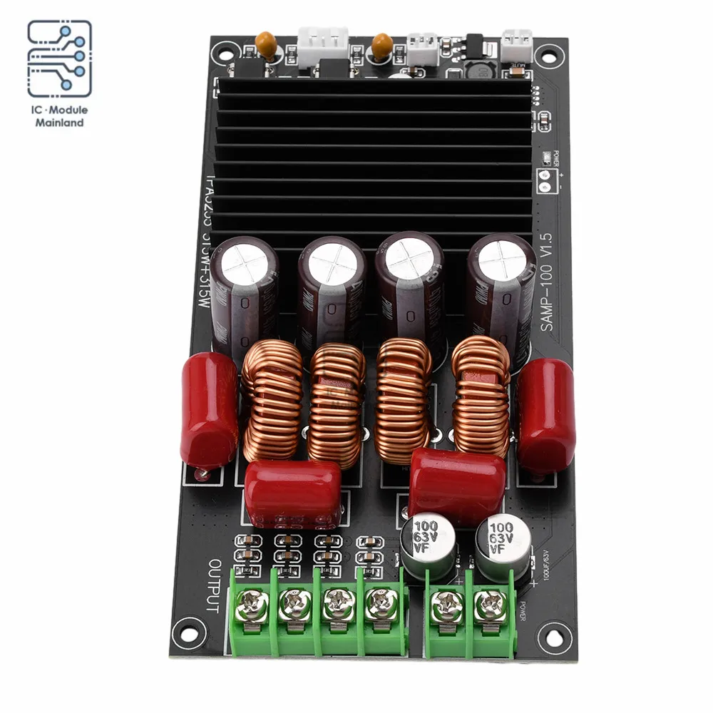 HiFi TPA3255 600W Audiophile HIFI Digital Amplifier Board High Power Amplifier 20Hz to 20KHz 2 Channel Stereo 2x300W Amplifier