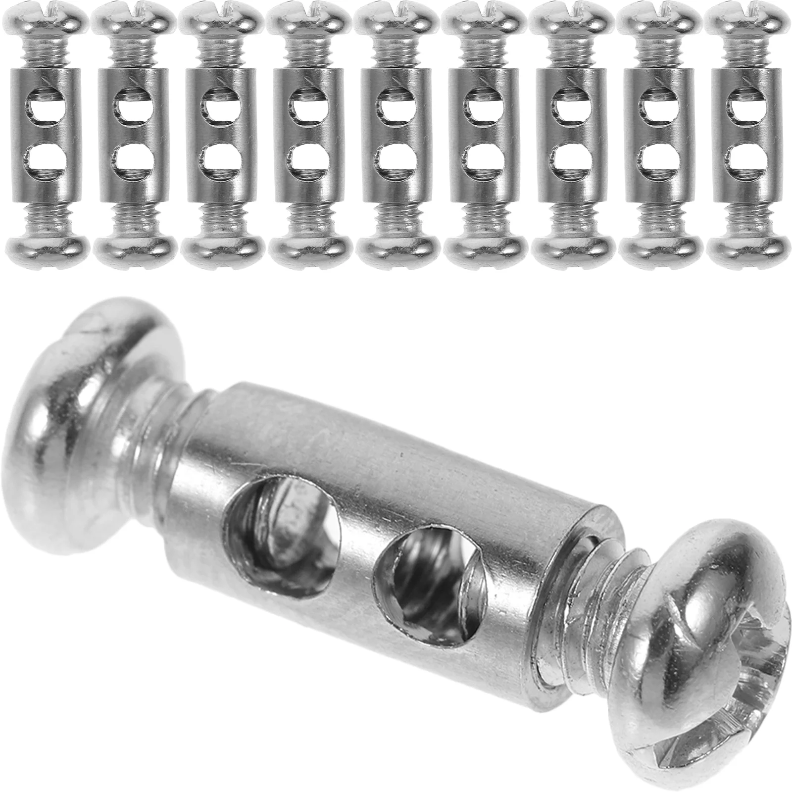 10 Pcs Cable Clips Wire Rope Locker for Fence Deck Clamp Screw Fastener Tension