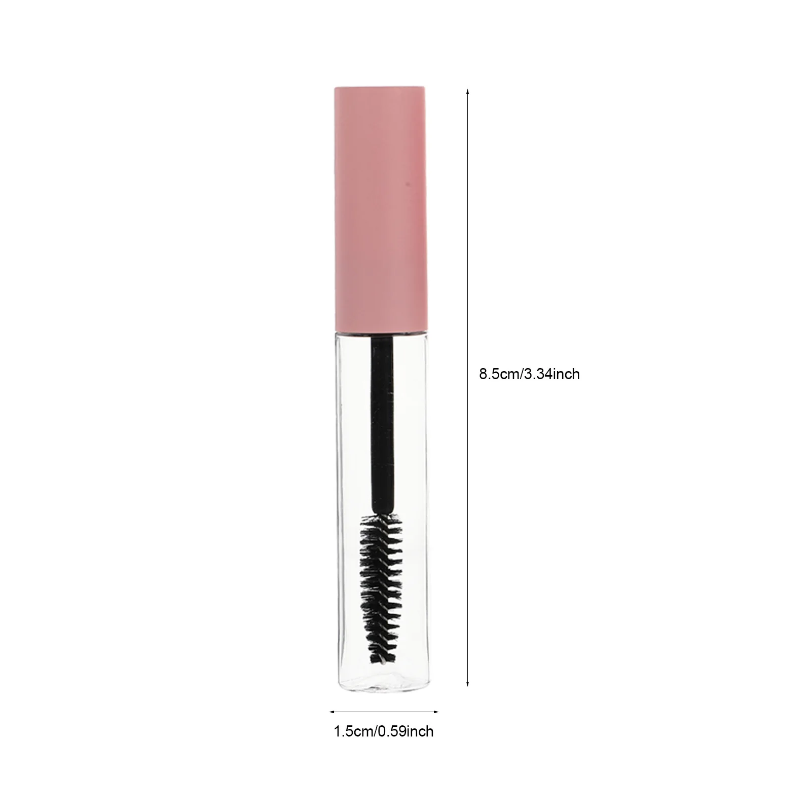 4Pcs Empty Mascara Tube Small Shadow Tip Liner Tube Durable Transparent Refillable Lash Cream Container Makeup Tool