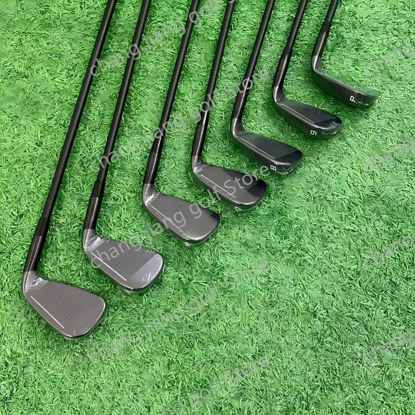 24 New Men's Golf Clubs Left hand black  p790 Golf Irons fifth generation 7pcs 4-9P R/S/SR Flex Steel/Graphite Shaft - Image 3