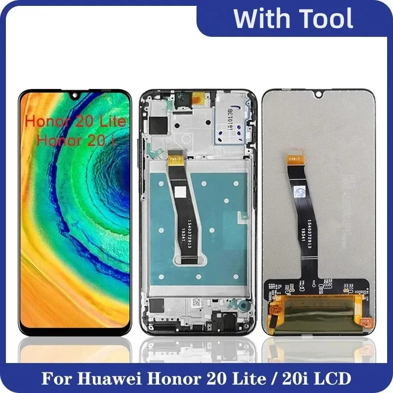 

6.21'' Display For Huawei Honor 20 Lite HRY-LX1T LCD+Touch Screen Digitizer Assembly Replacement For Honor 20 Lite LCD Screen