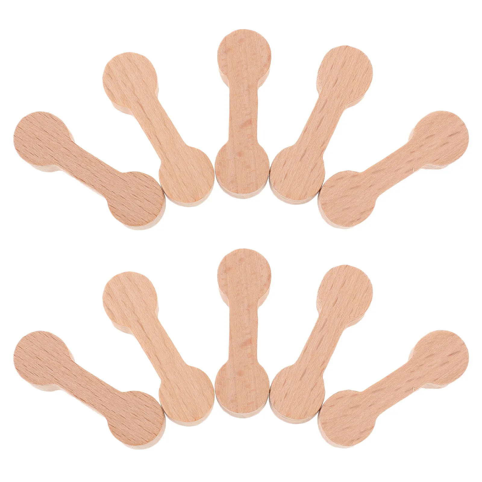 

10Pcs Wooden Train Track Connectors Bone Shape DIY Christmas Railway Adapter Parts Kids Vehicles Craft Accessories