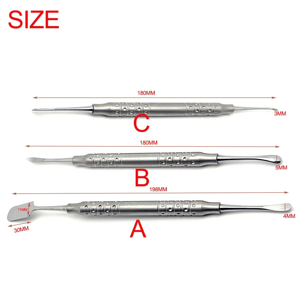 Double Ends Dental Implant Periosteal Elevator Separator Dental Sinus Lift Instruments Dental Supplies Tools