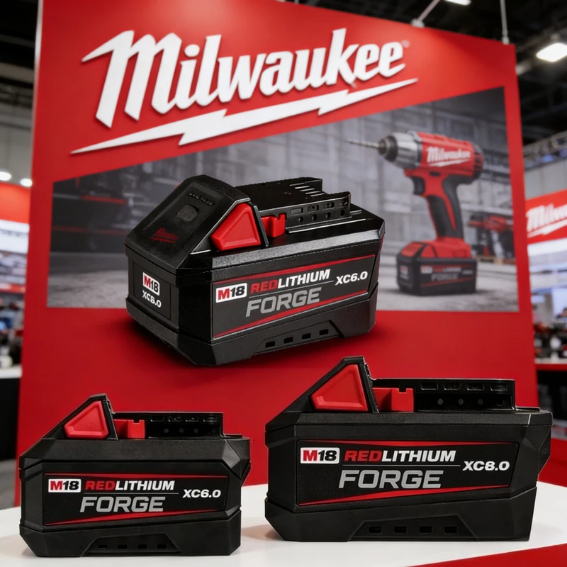 

100% Milwaukee Compatible M18 18V Lithium Battery M18FB8 48-11-1815 48-11-1850 2604-20 For Rechargeable Tools Battery