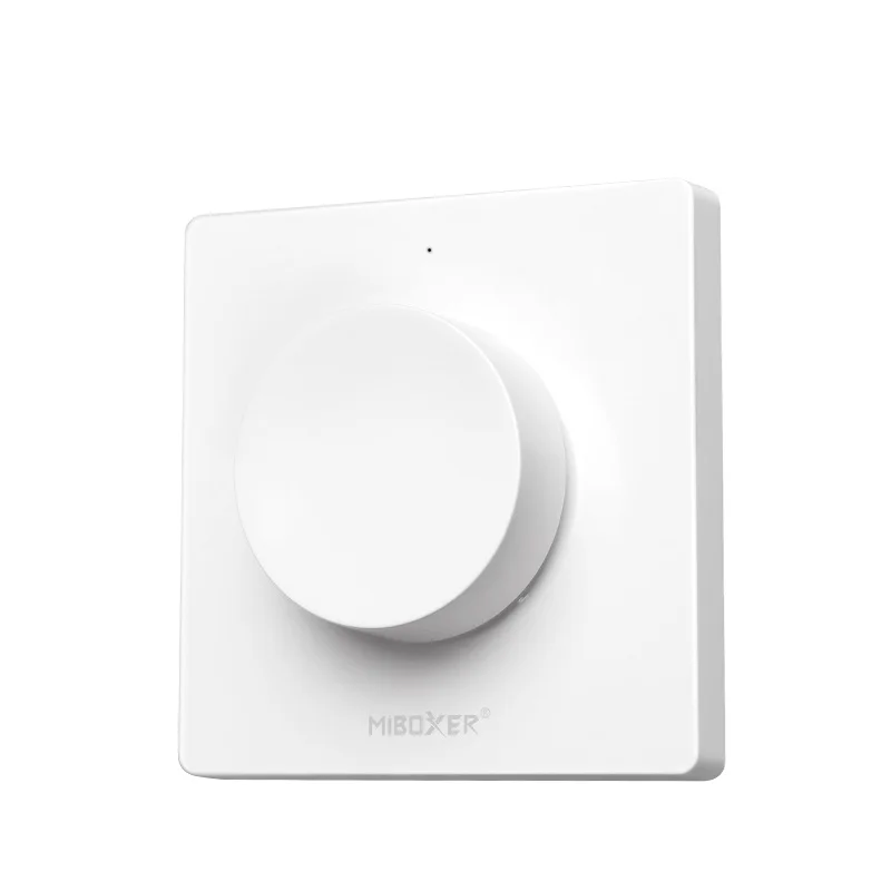 Miboxer K1 White / Black Rotating Panel Remote Switch 2.4G Wireless 3V Dimmable Brightness Color Temperature For LED Buld Light