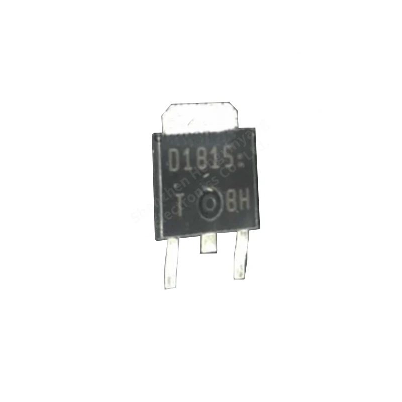 10pcs/Lot    2SD1815T-TL-E Silkscreen D1815 package TO-252 in-line N-channel 100V 3A transistor