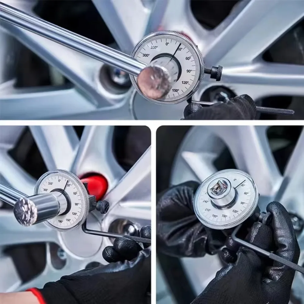 Torque Wrench Torquemeter Dial Hand Tool Auto Service Equipment Garage Calibrated In Degrees Automotive Tools Car Repairing