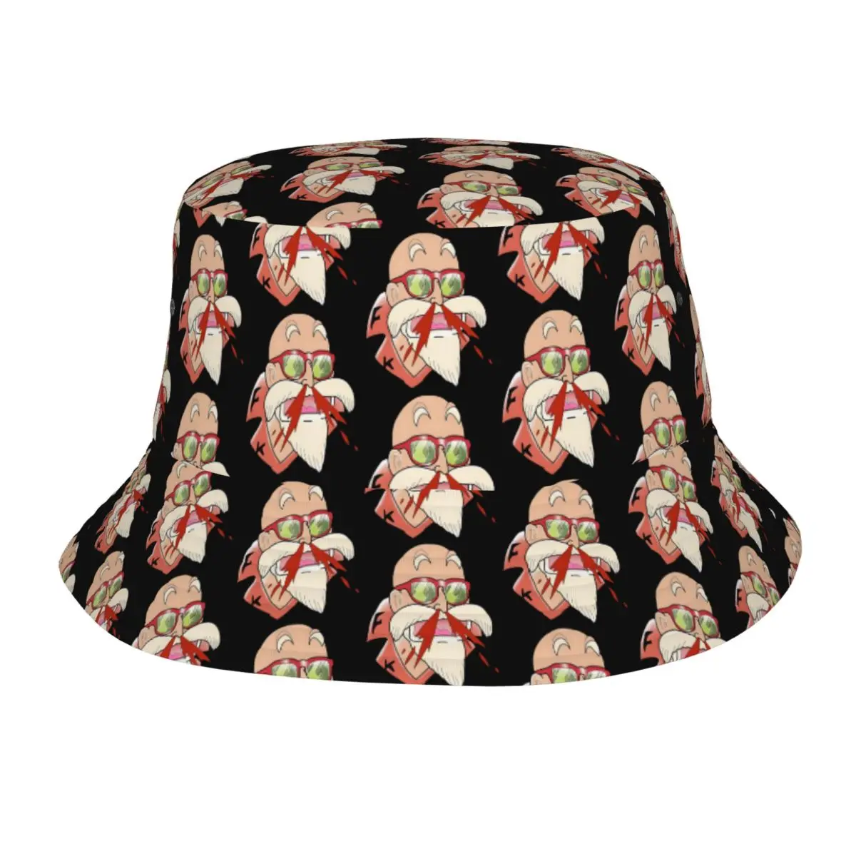 

Custom Foldable M-Masters R-Roshis Tortoise Cartoon Nosebleed Bucket Hat for Men Women Print Summer Beach Sun Fisherman Cap