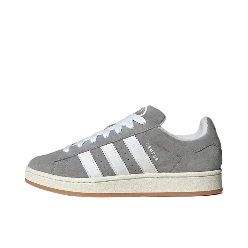 

Adidas Originals Campus 00s Gray and White Women Low Top Fashion Sneaker Wear-resistant German Training Skateboarding Shoes