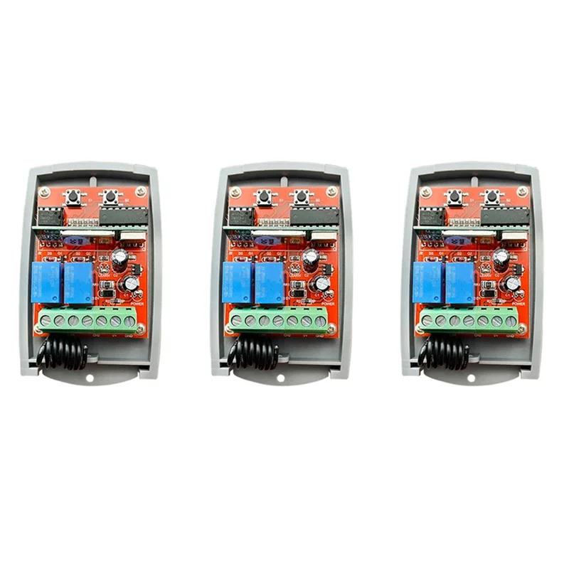 

FEDI-3X Universal Garage Door Remote Control Receiver 433Mhz12v-24V Electric Gate Control Opener 433.92Mhz