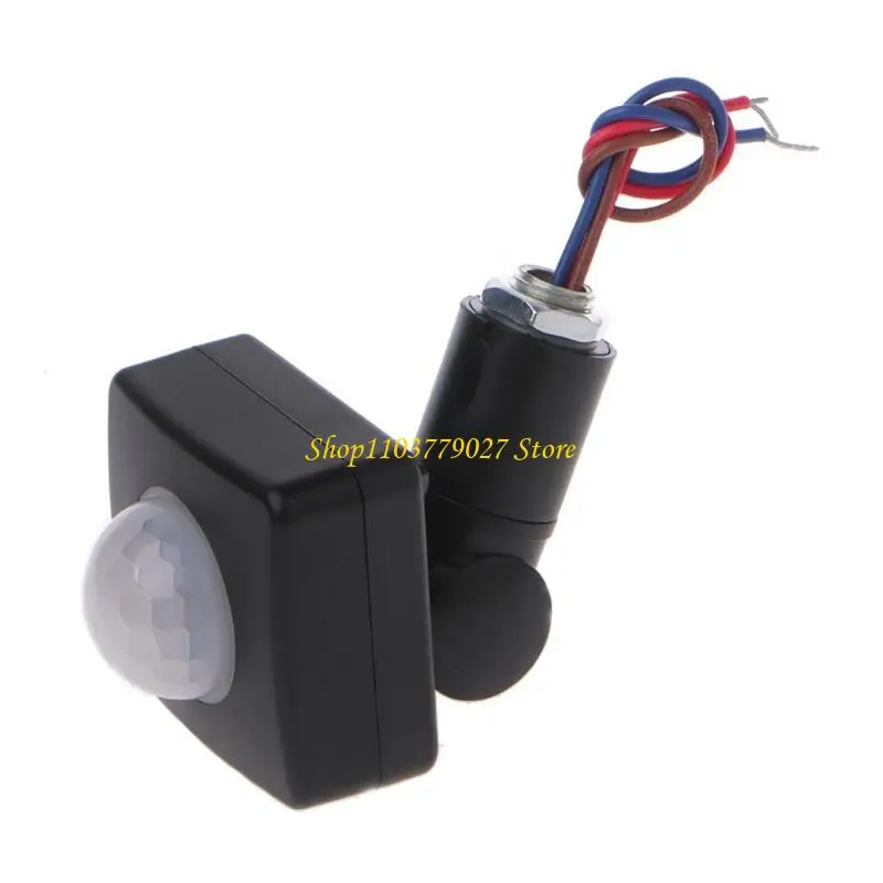 C4DF LED 110° 100W PIR Motion Detector Wall Light Switch 110-240V