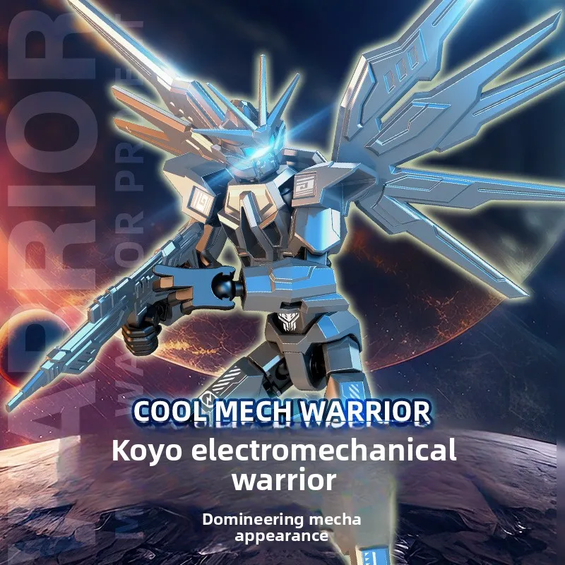 

Cross-border Sci-Fi Mecha Warrior Figure with Articulated Joints DIY Assembled Mannequin Statue Model