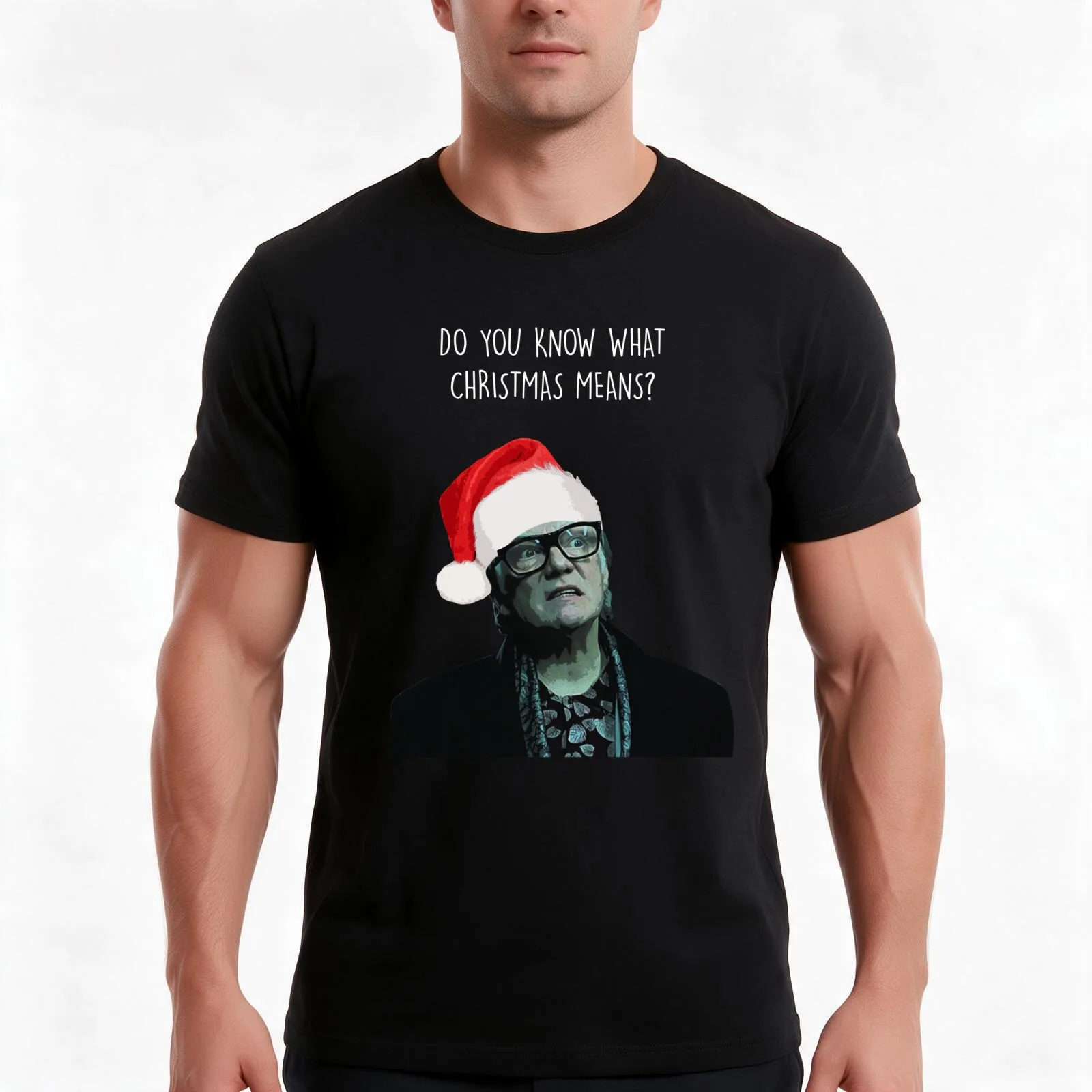 Brick Top Christmas - Snatch (movie) T-Shirt, Summer Casual Cotton Tee, Oversized Streetwear Tops, Vintage Graphic Print