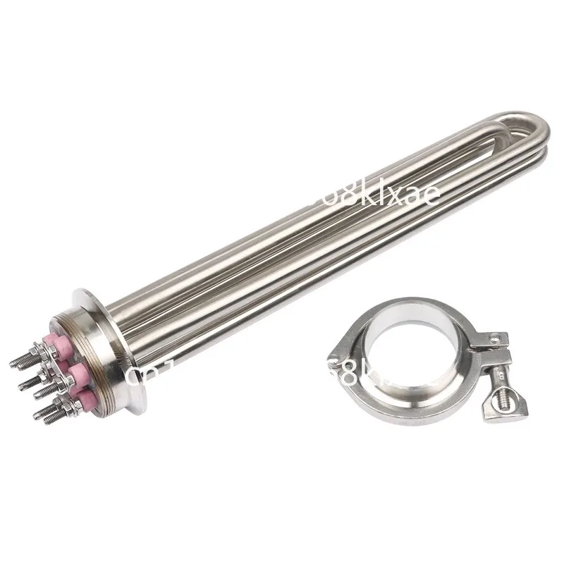 Clamp type electric heating tube quick-loading chuck heating rod