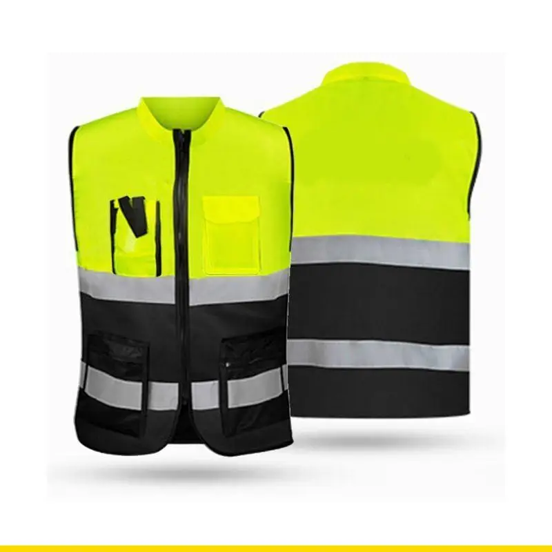 SZCH Night Work Security Running Cycling Safety Reflective Vest High Visibility Reflective Safety Clothing