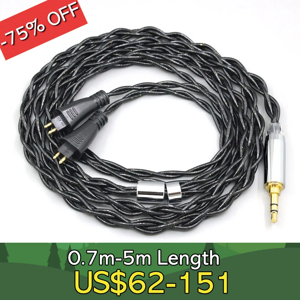 

99% Pure Silver Palladium Graphene Floating Gold Cable For FOSTEX TH900 TH1000RP TH1100RP TH-909 TR-X00 TH-600 MK2 LN008324