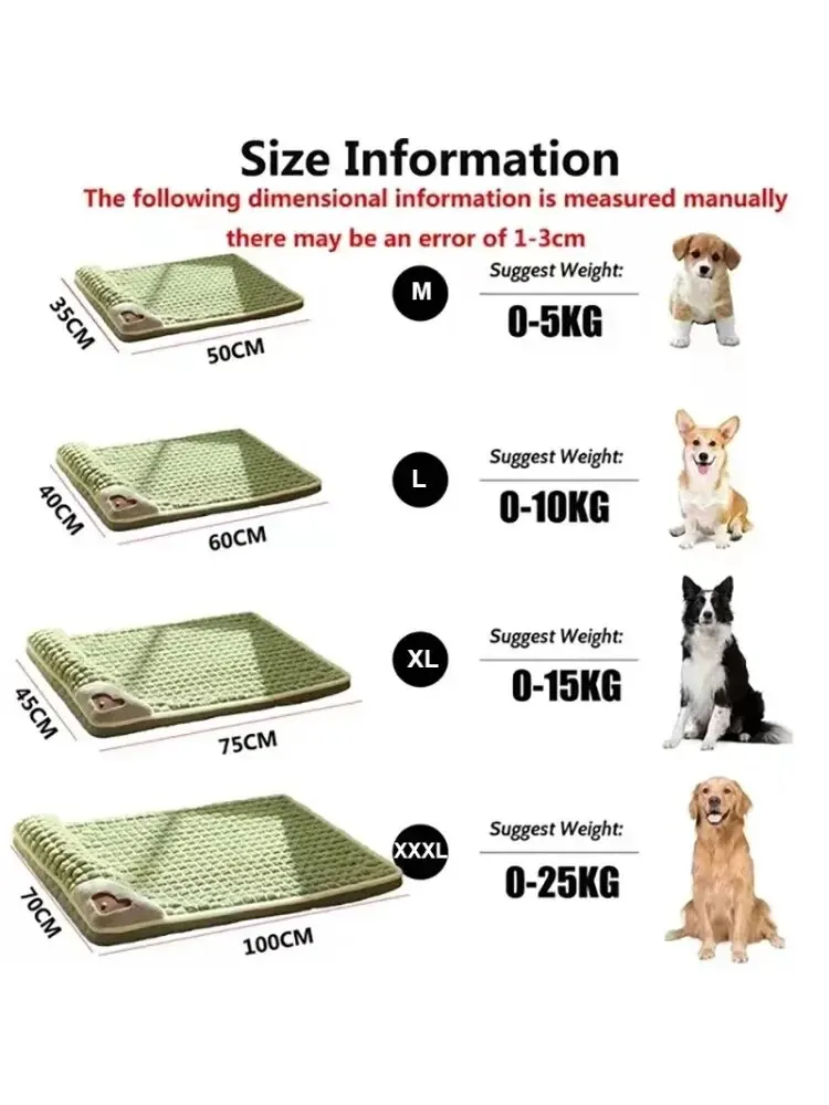 Luxury Warm Dog Mats For Small Medium Large Dogs Plaid Beds For Cats Dogs Fluff Sleeping Removable Washable,Big Size--3XL