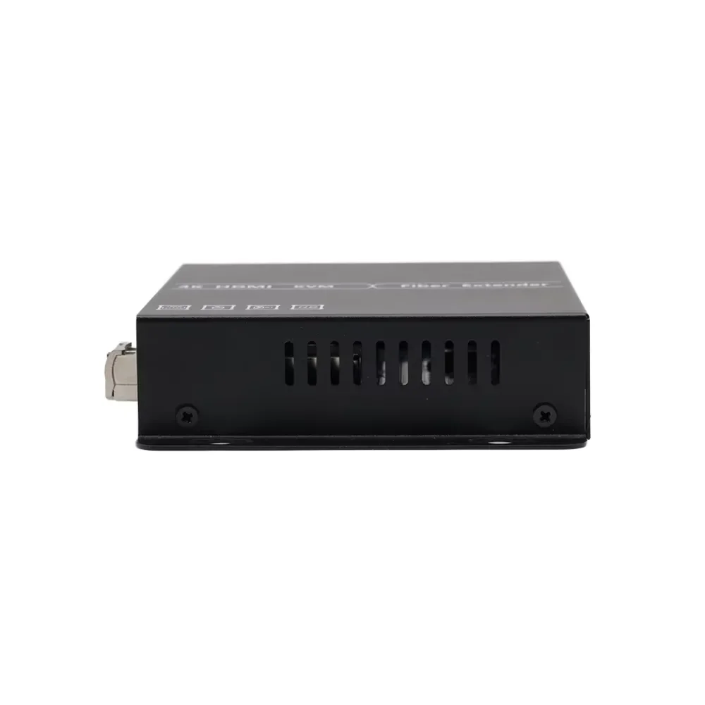 Extensor Óptico de Video y Audio HD 4k*2k, Conversor de Medios de Fibra Óptica CCTV con Alcance de 20KM, Divisores y Convertidores de Video