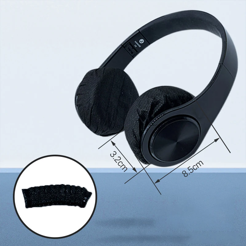 20Pcs 8.5cm 10.5cm Disposable Headphone Cover Nonwoven Earmuff Cushion 5-10.5CM Headset Disposable Headphone Ear Covers