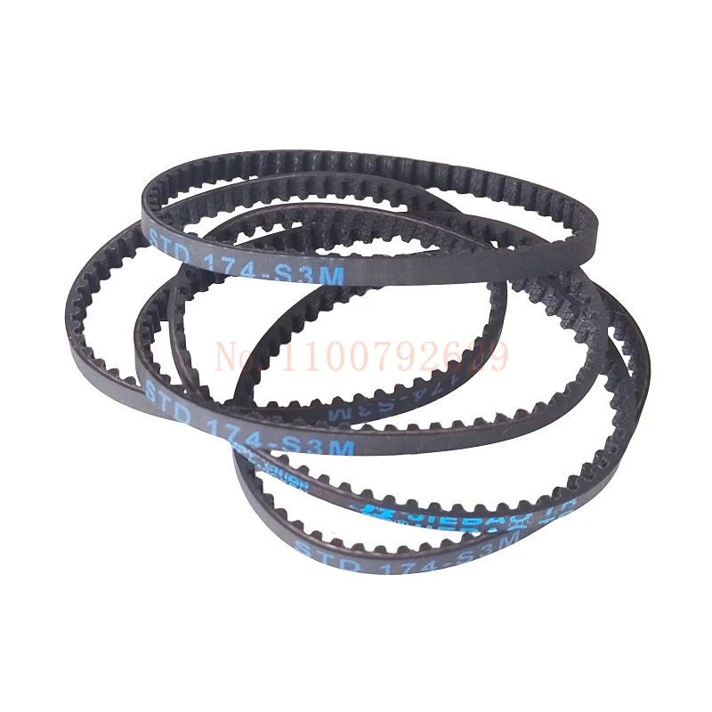 

S3M Timing Belt Length 246 249 252 255 258 261 264 267 270 273 276 279 282 285 -S3M Width 4mm 90 Teeth Rubber Closed-Loop Pulley