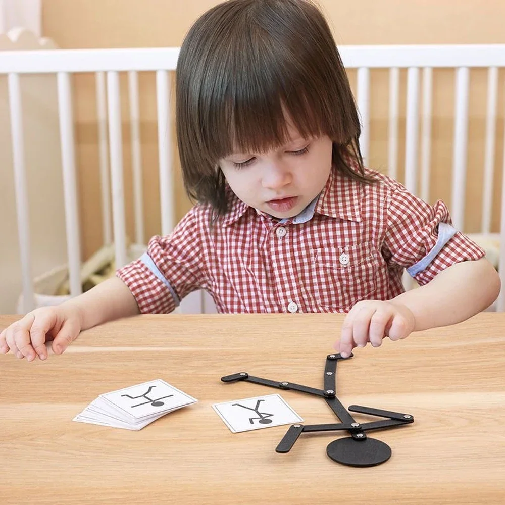 New Montessori Material DIY Puzzle Toys Boards Educational Game Early Learning Toy For Children Preschool Fine Motor Training