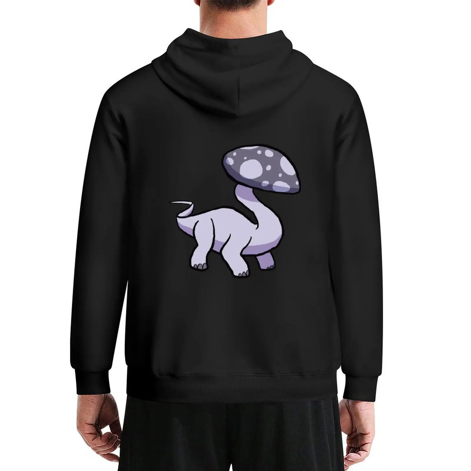 

Pastel Goth Purple Mushroom Dinosaur Hoodie mens clothes men clothes men's winter sweater men clothing pullover hoodies