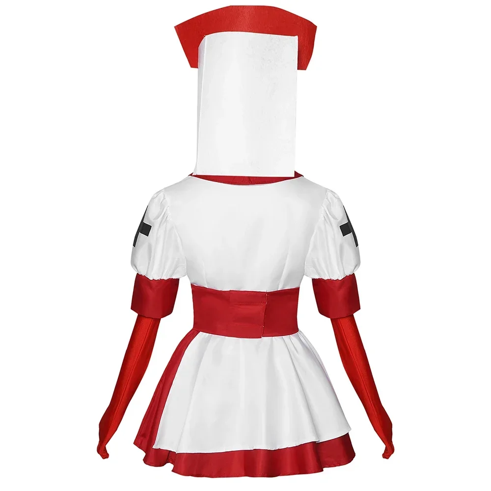 Game Dark Deception Reaper Nurse Cosplay Costume Women Dress Terrifying Sexy Uniform Halloween Clothes Room Escape Dark Outfit