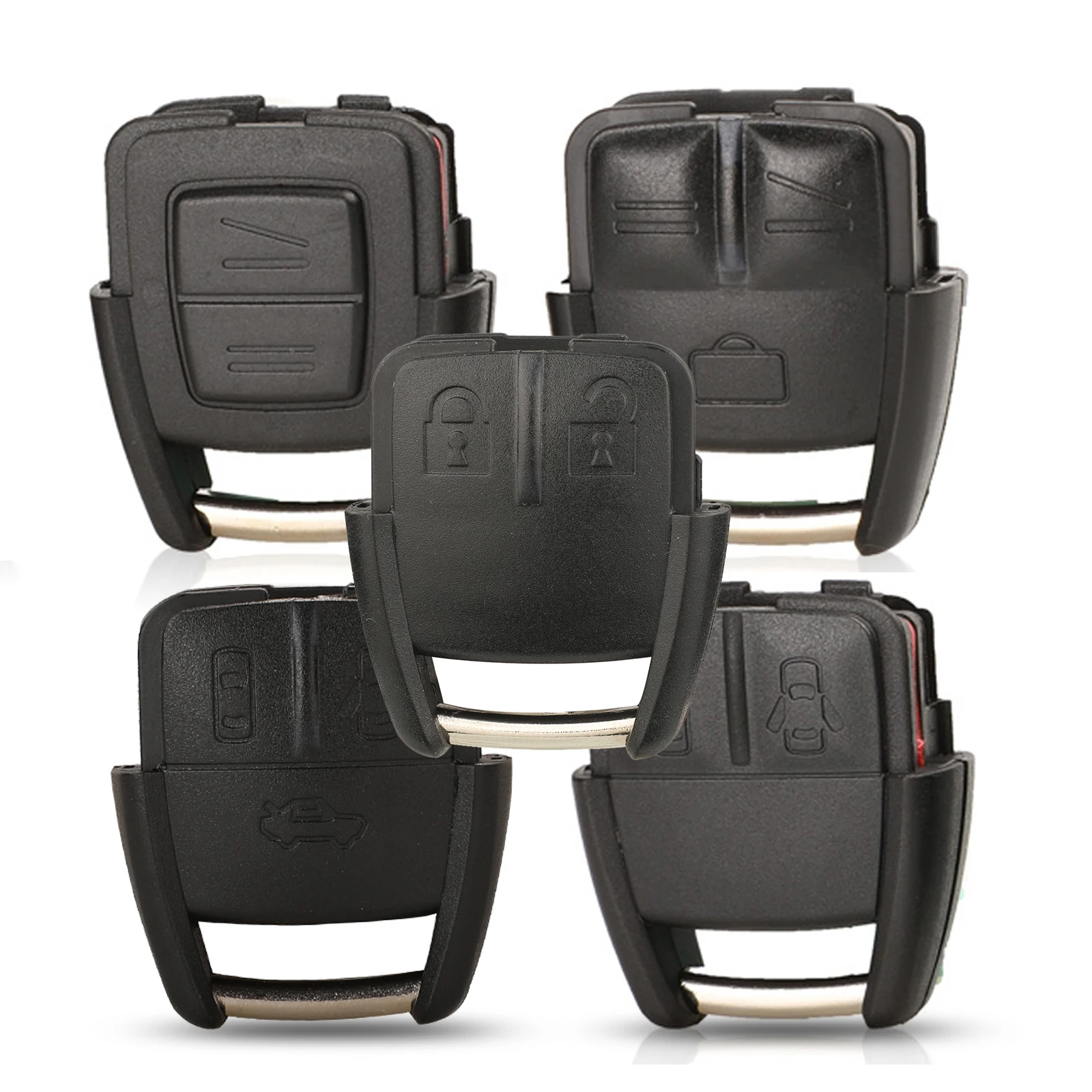 

jingyuqin 2/3 Buttons Replacement Car Key Stying Remote Fob Case Cover Fob Blank For Opel VAUXHALL VECTRA ASTRA ZAFIRA