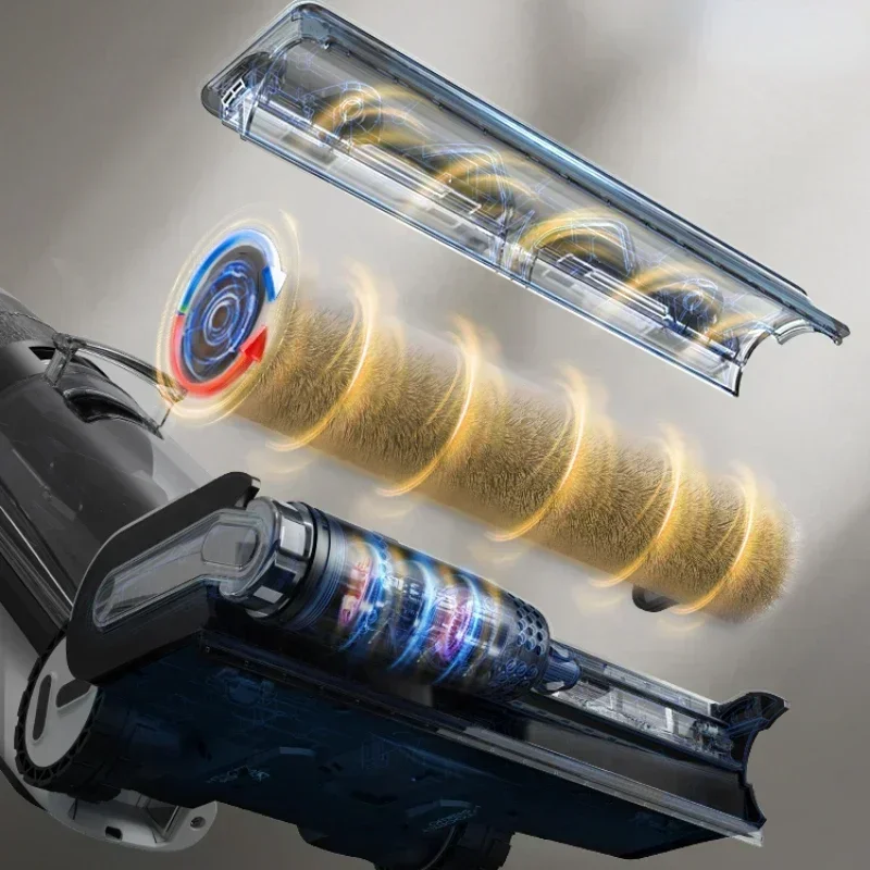 TINECO Smart Home Floor Washing Machine Fuwan R1 Suck and Drag A Pair of Welt High Temperature Drying Mops  Original authentic