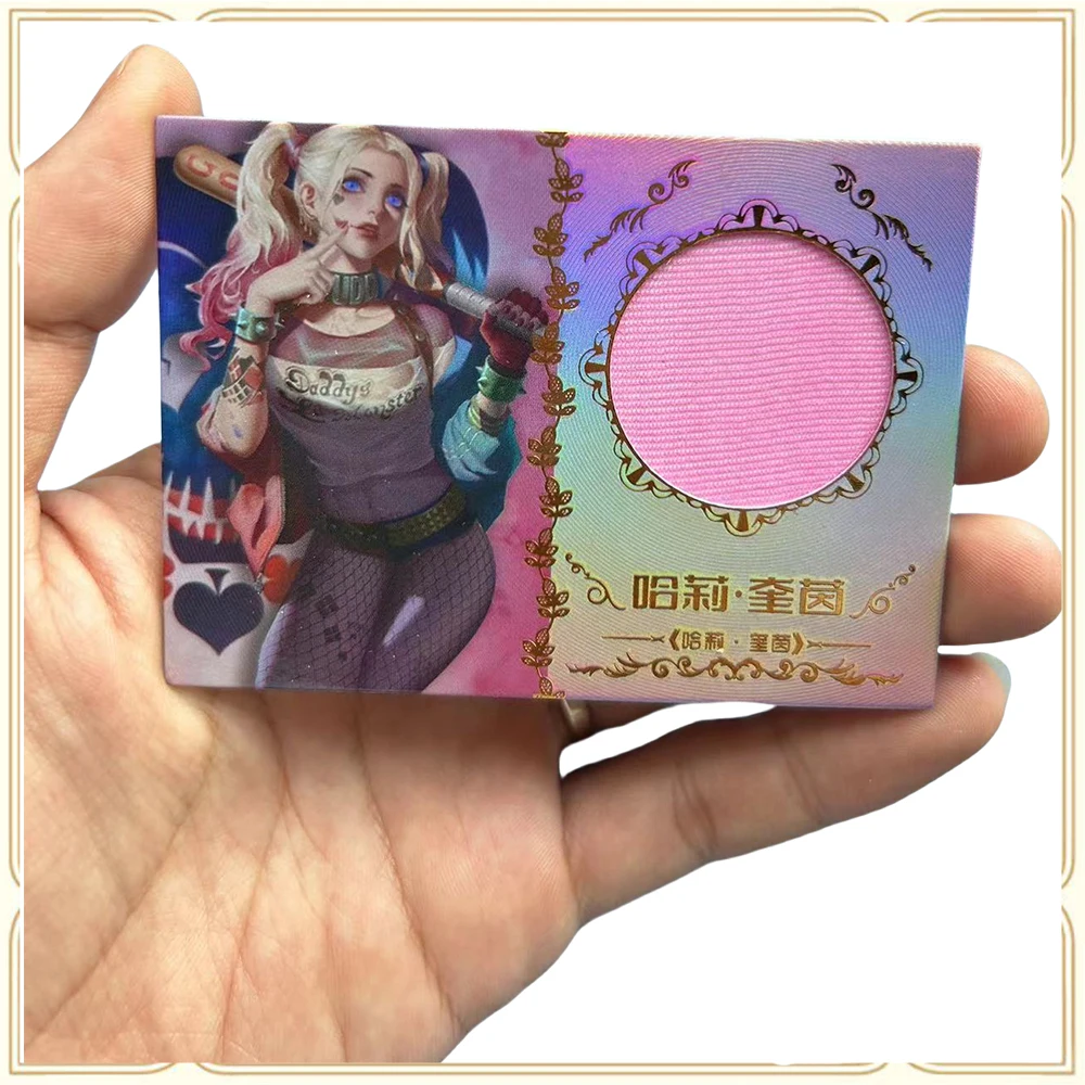 Anime WL Harleen Quinzel Built-in Lace Fabric Premium Flash Cards Boys Game Toys Collectible Cards Christmas Birthday Gifts