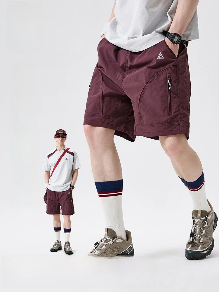 

Мужские спортивные шорты LAZY DAY TREND для активного отдыха, быстросохнущие, дышащие, для походов, летние, пятикарманные, рабочие брюки