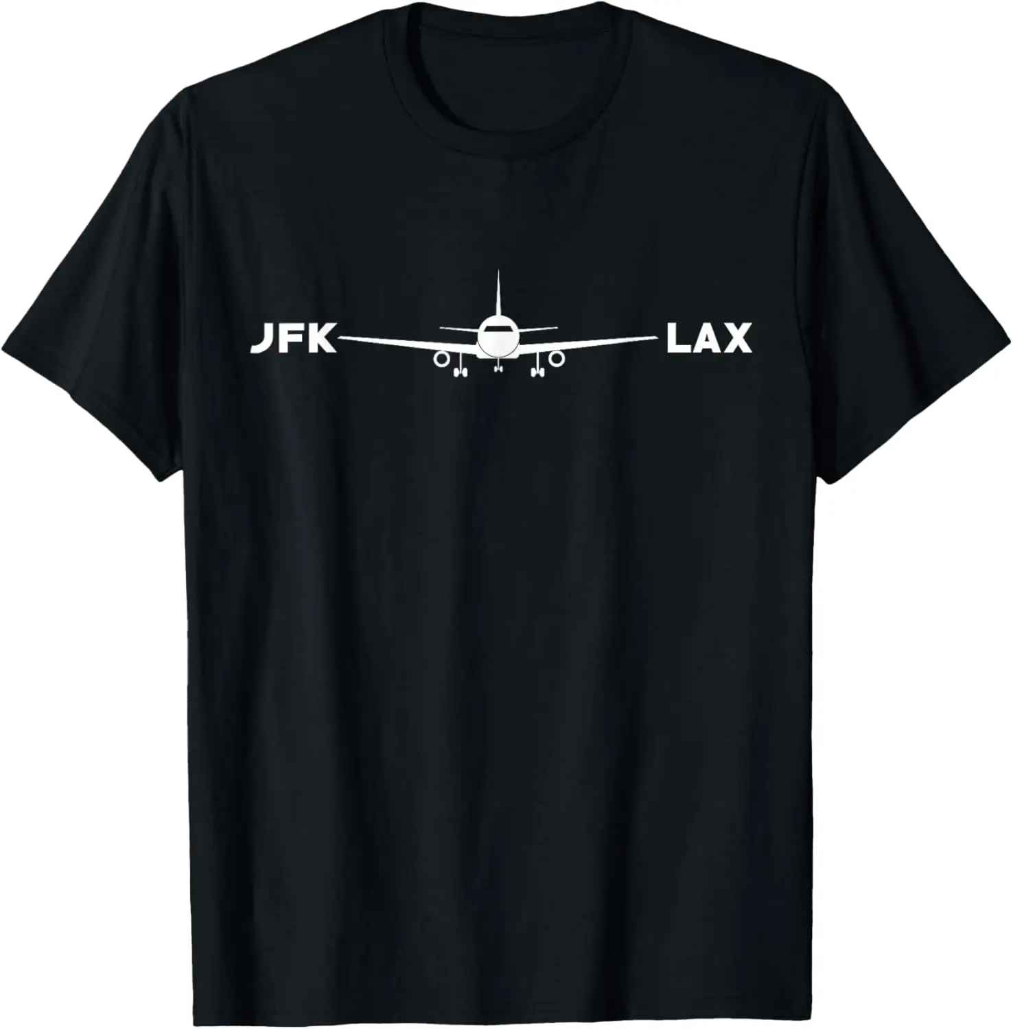 Рубашка от JFK до LAX — дорожная рубашка, футболка lax jfk