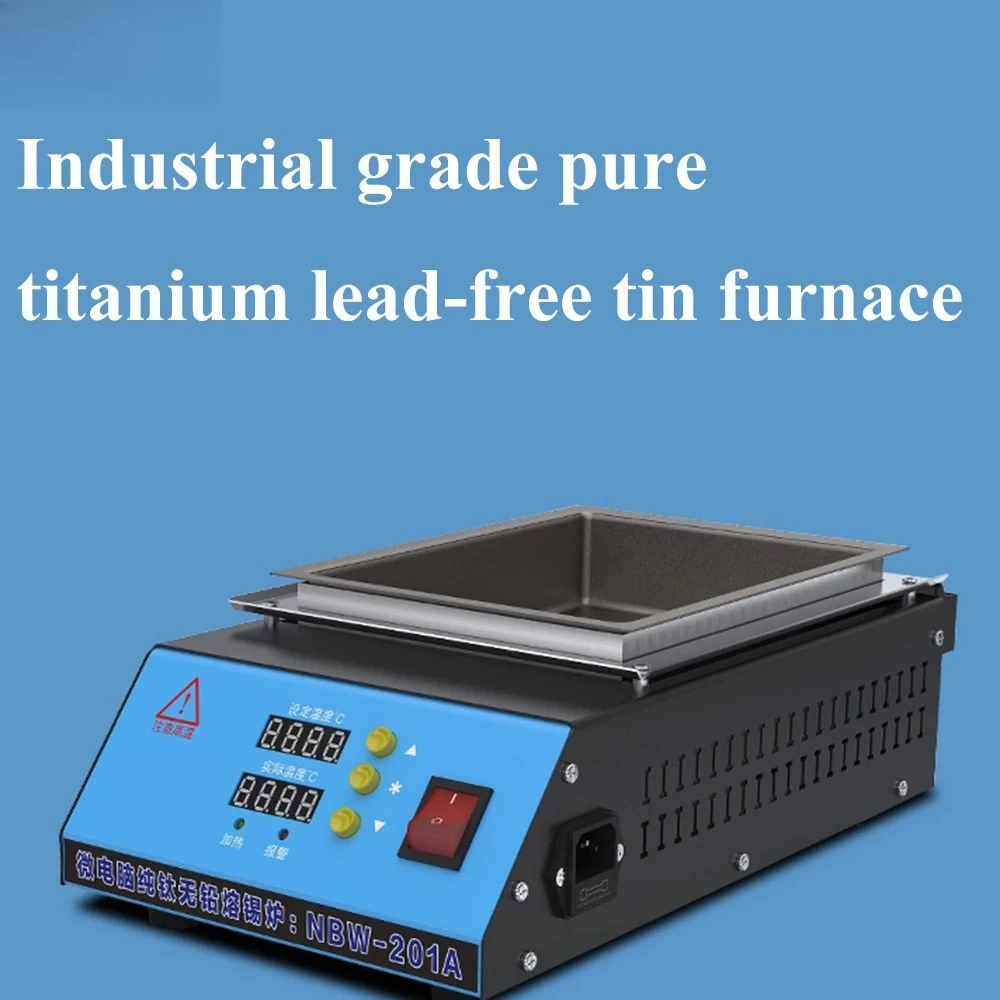 Square Lead-Free Environmentally Friendly Pure Titanium Soldering Furnace With Adjustable Temperature Melting Tin