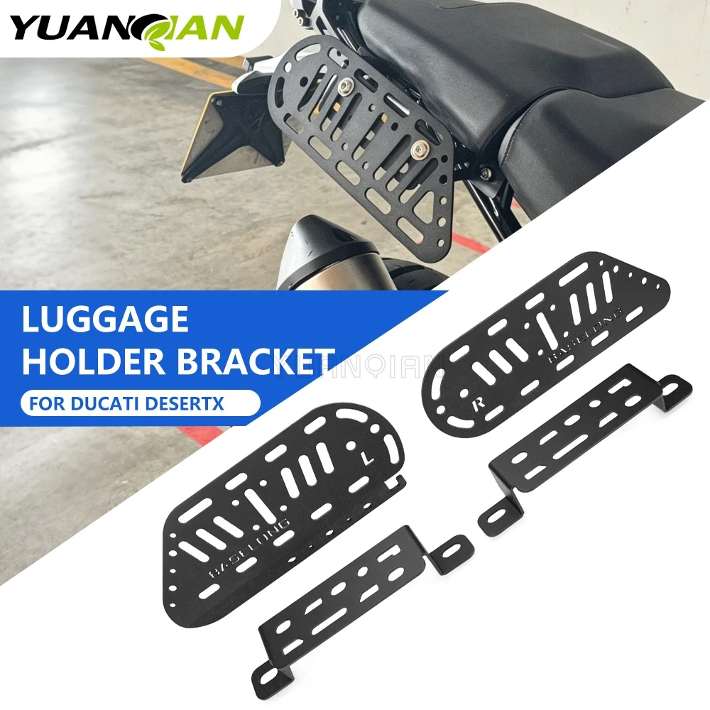 Luggage Rack Side Bags For Moto Morini X Cape 650 XCape 650 650X Rear Saddlebag Support Mounting Side Box Bracket Mount Holder