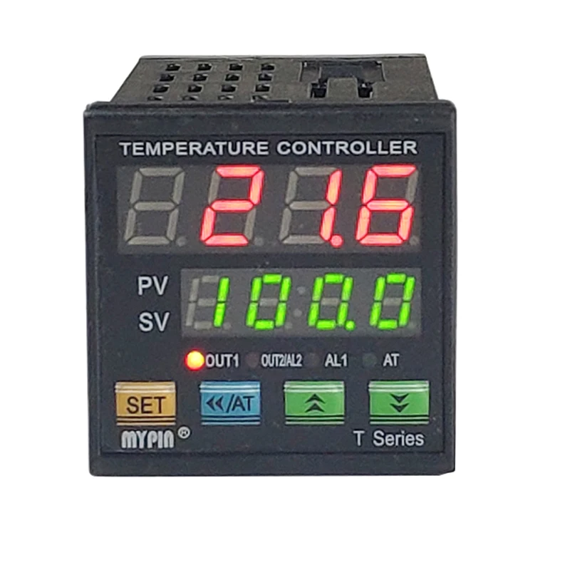 Imagem -02 - Controlador Termostático de Temperatura Pid Termostático Saída Relays Mypin Ta4-rnr e Pt100